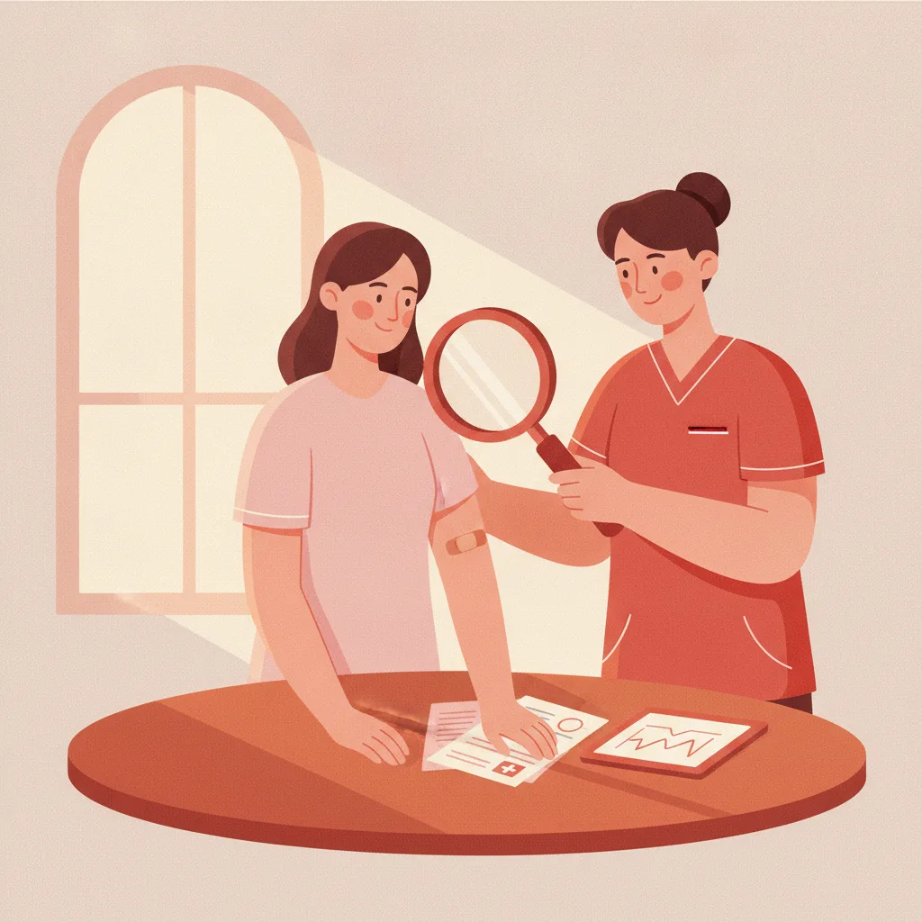 응급의학과 의사가 환자의 화상 깊이를 초기 평가하여 연고 치료와 절제 이식 시술의 치료 방향을 결정하고 있다.<p style=